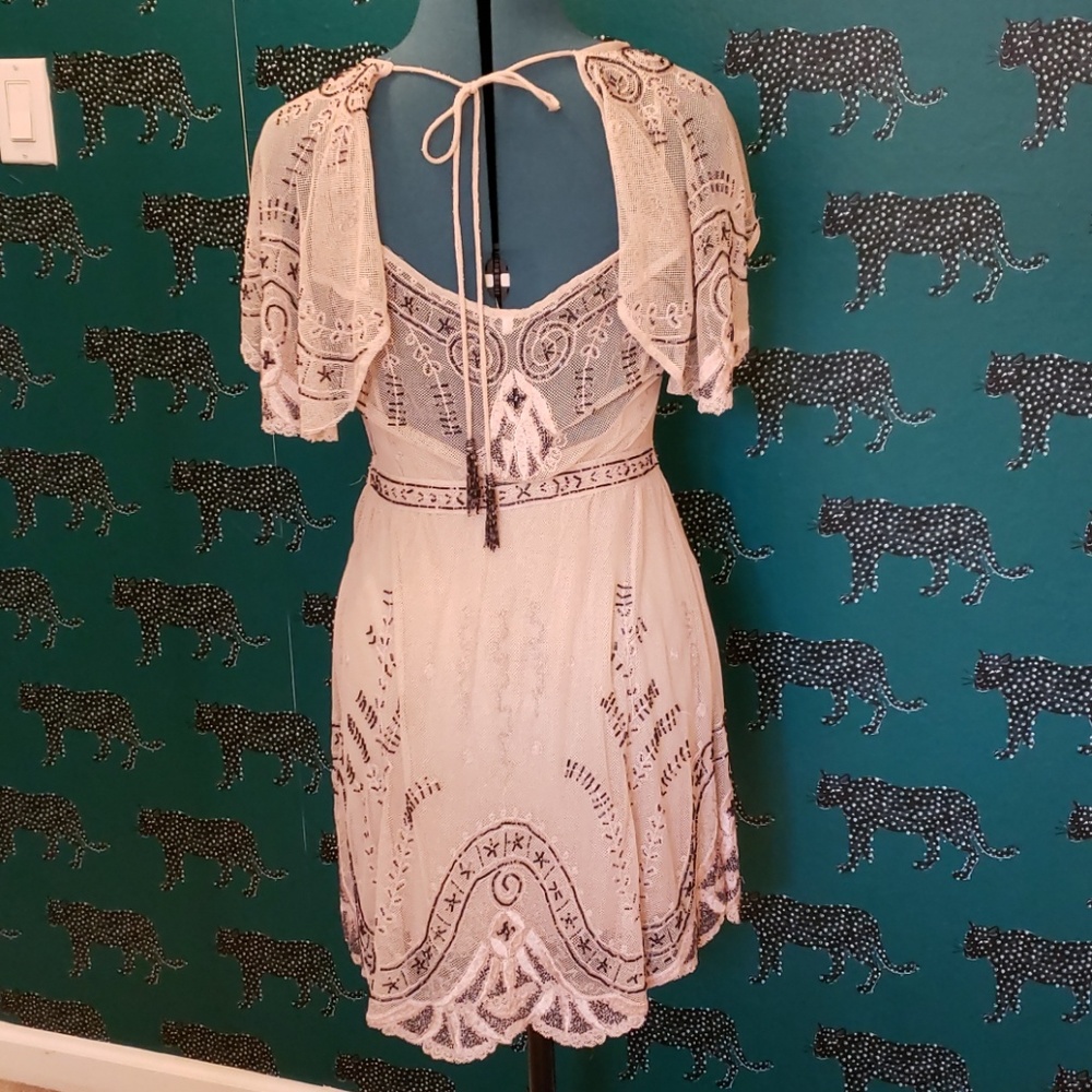 Free People art deco party dress - Picture 2 of 6